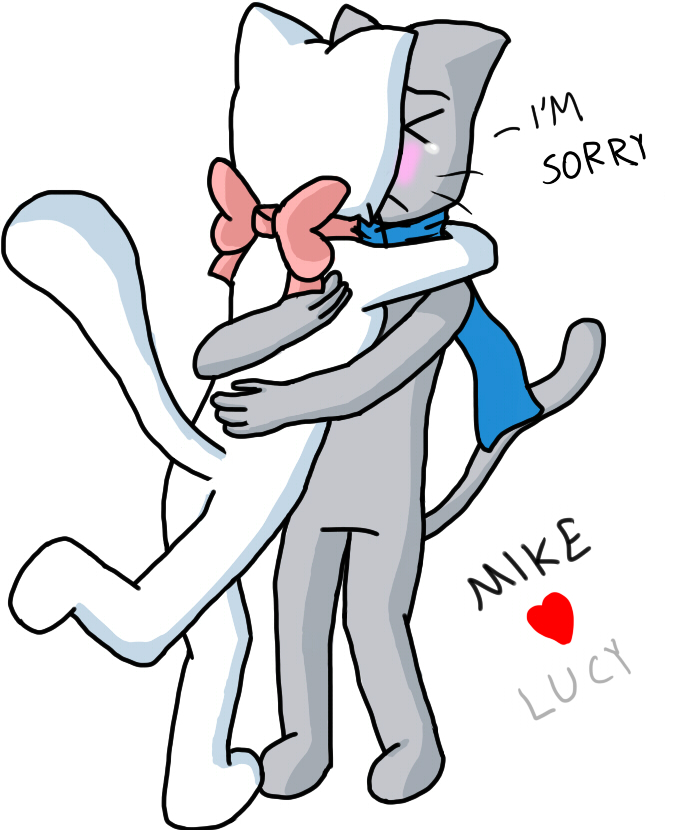 Candybooru image #9438, tagged with Lucy Mike MikexLucy kiss matasalt_(Artist)
